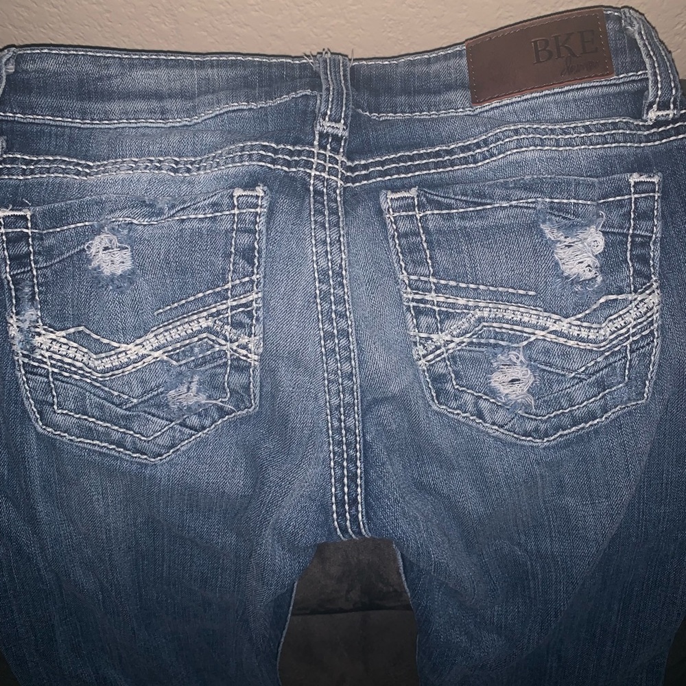 BKE Starlite bootcut low rise jeans